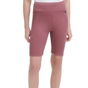 Calvin Klein High Waist Ribbed Activewear Biker Shorts  Size Medium Pre Loved